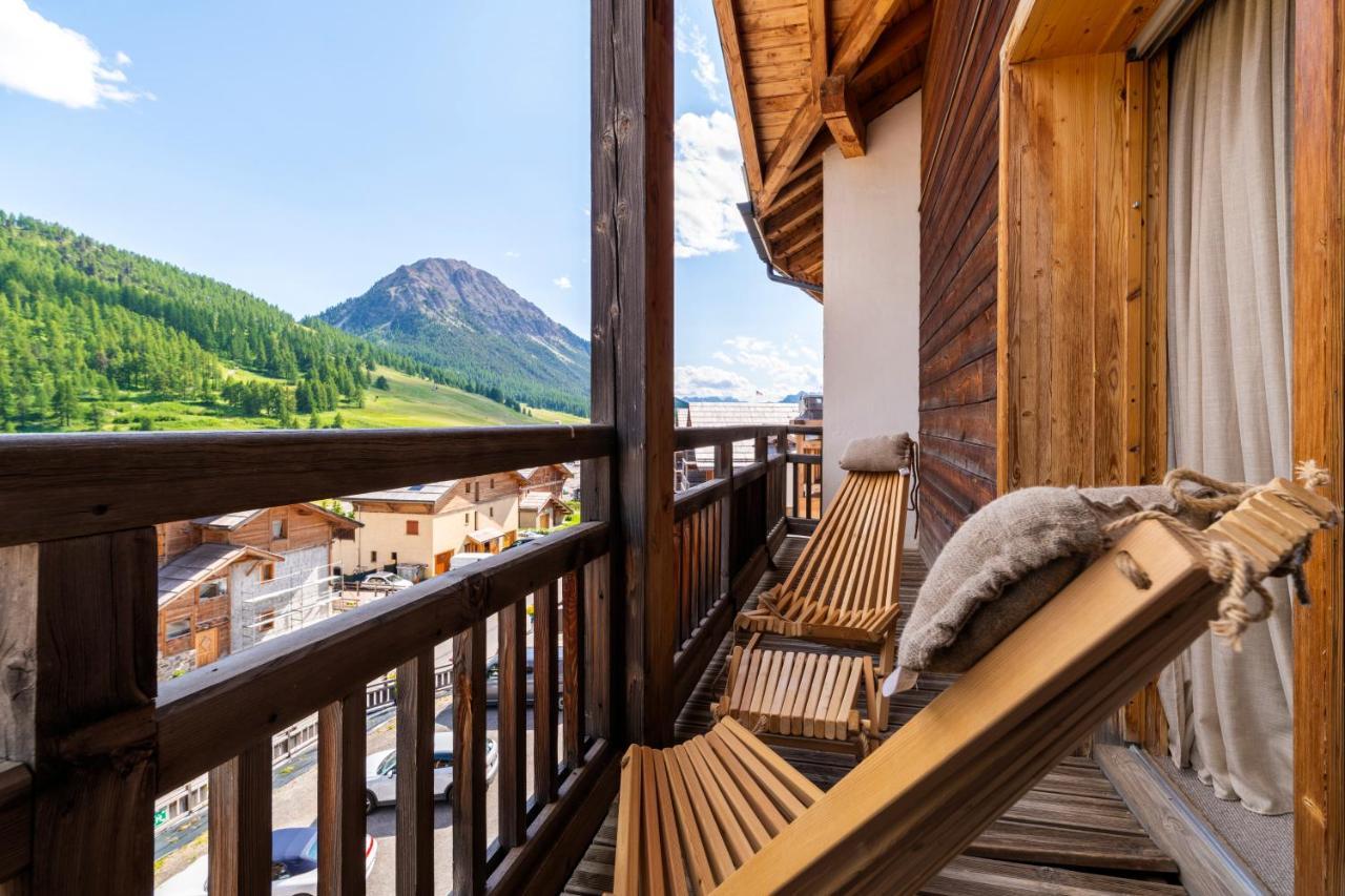 Le Chalet Blanc Hotel & Spa Montgenèvre Exterior foto