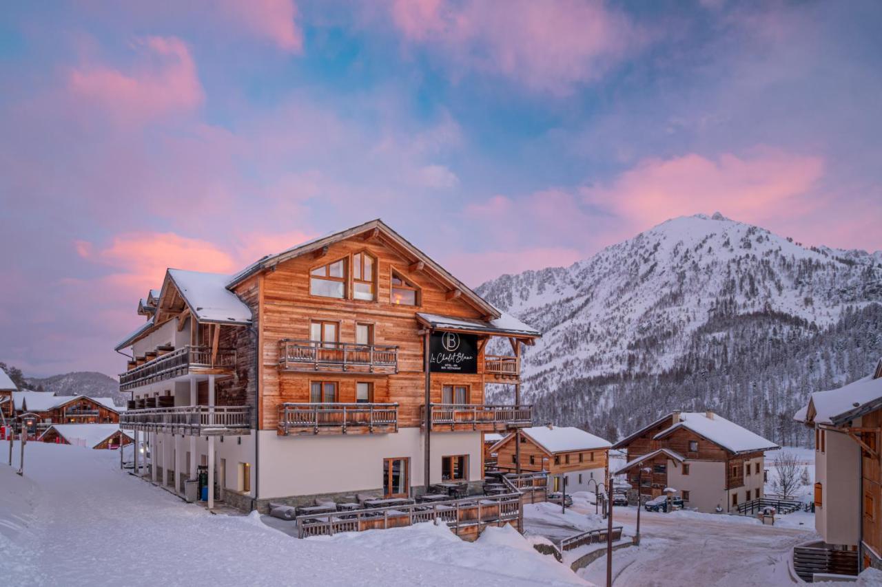 Le Chalet Blanc Hotel & Spa Montgenèvre Exterior foto